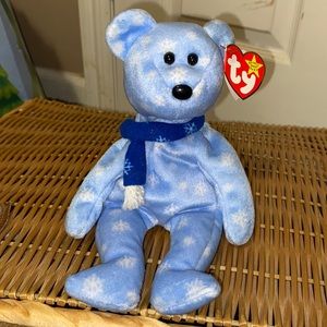 Ty beanie baby “holiday teddy” 1999 retired